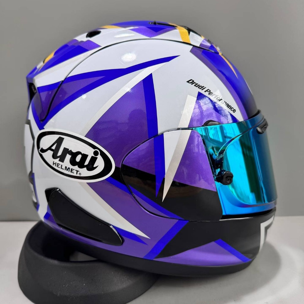 Arai RX7X Blue Pentagram หมวกกันน็อคแบบเต็มหน้า Arai หมวกกันน็อคแบบเต็มหน้า Arai หมวกขี่หมวกกันน็อคม
