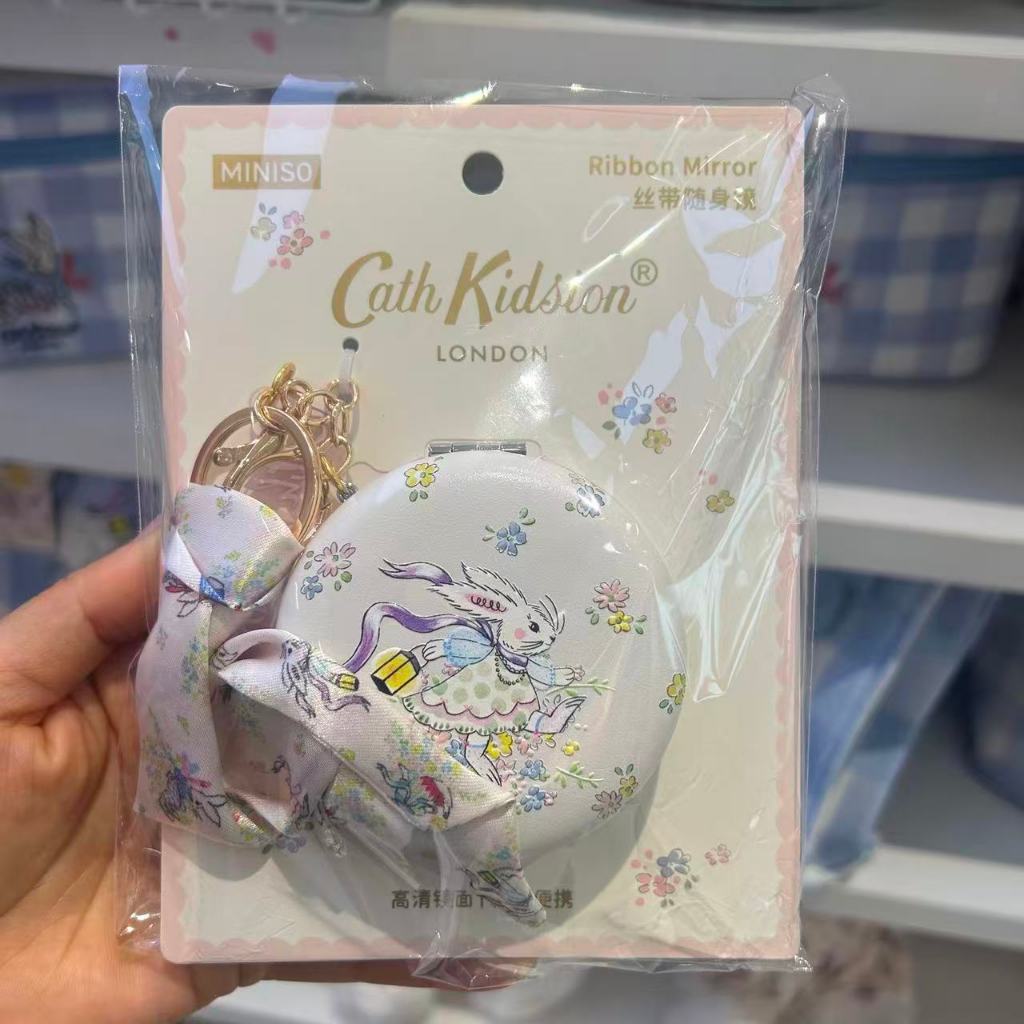 Miniso Cath kidston จี้กระจกริบบิ้น