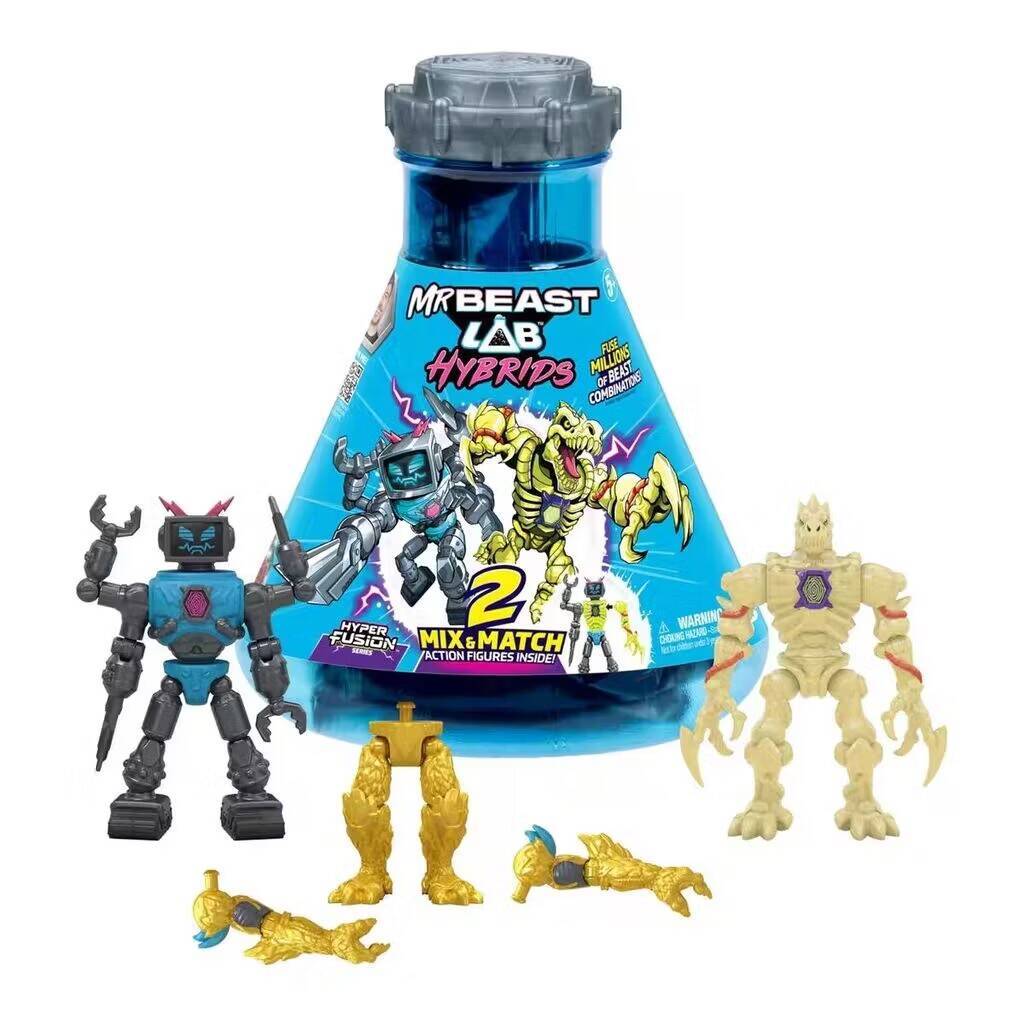 [Ready Stock]MRBEAST LAB You Beast Laboratory Mixed Beast Two Piece Pack Frankenstein Mystery Box As