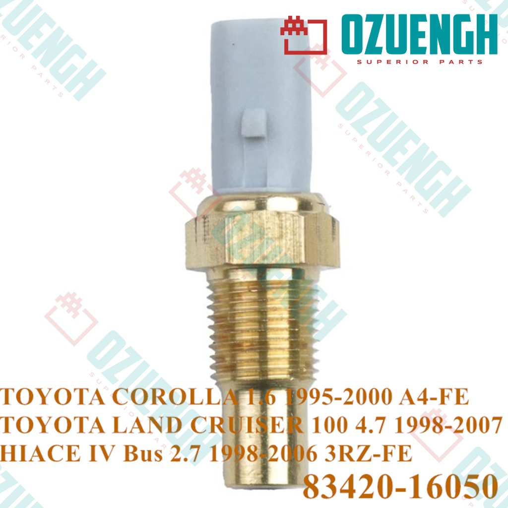 [OZUENGH] เซ็นเซอร์อุณหภูมิหล่อเย็น TOYOTA COROLLA/HIACE 1998-2007 4A-FE /7A-FE/3RZ-FE/2UZ-FE 83420-