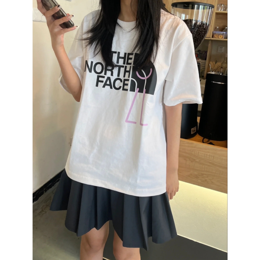 THE NORTH FACE NORTH FACE รูปแบบใหม่ Joint Couple Style Short Sleeve