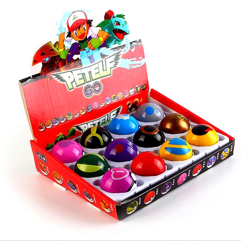 WMM 12 ชิ้น/เซ็ต pokeball ตัวเลขน่ารักของเล่นอะนิเมะญี่ปุ่นตัวเลข