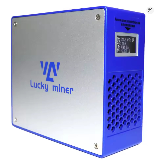 Lucky Miner LV07 1TH/S 25W Low Power BTC Solo Miner SHA256 ASIC Crypto Mining Machine WiFi ใช้ในบ้าน