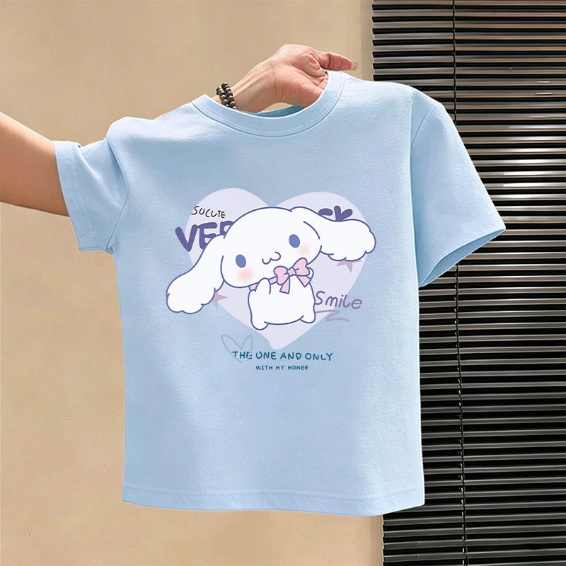 ✨สินค้าพร้อมส่ง✨ เสื้อยืด NASA Cinnamoroll ลายพิมพ์ ผ้าฝ้าย100% ระบายอากาศดี Unisex ฤดูร้อน จัดส่งภายใน 24 ชั่วโมง