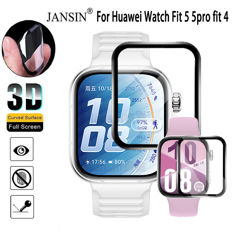 ฟิล์มกันรอย สำหรับ Huawei Watch Fit 5 5 Pro ฟิล์ม 3D สำหรับ huawei watch  fit 4 4 pro 4 อุปกรณ์สวมใส่