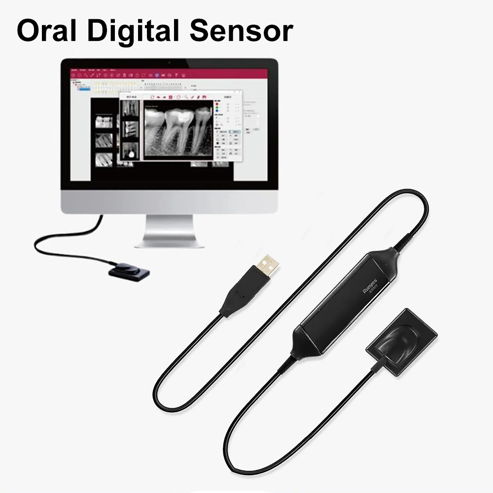 Dental Runyes DR730 Sensor X-ray Sensor ระบบอินฟราเรดแบบดิจิตอลซอฟต์แวร์รวมในเลือดในช่องปาก
