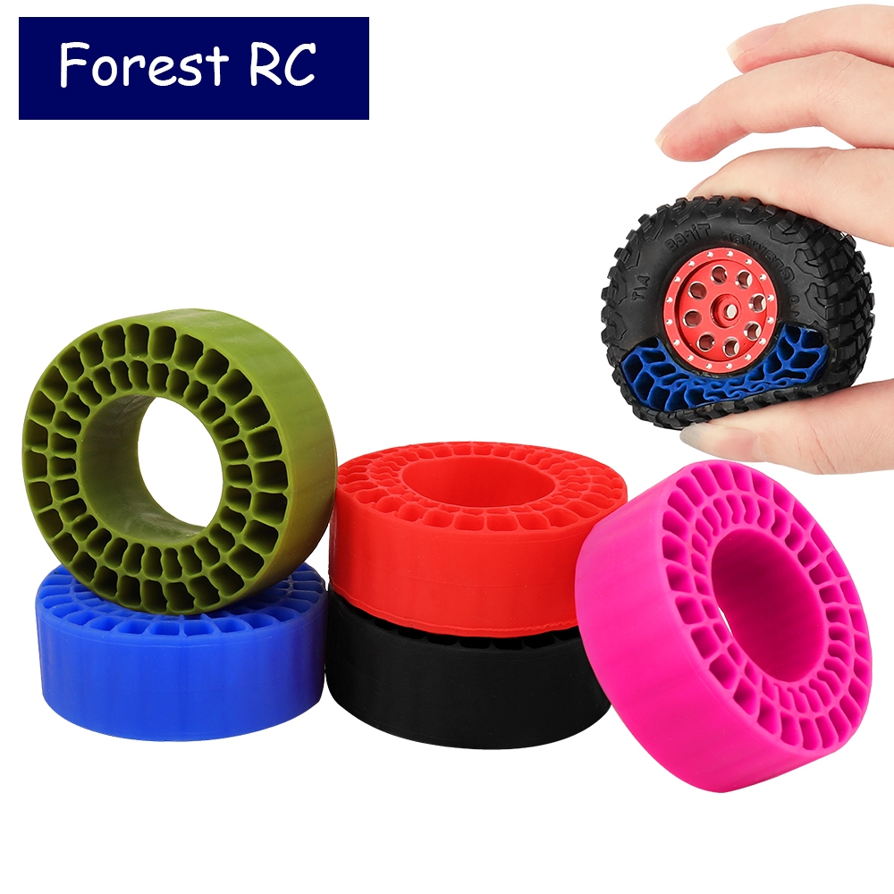 55 มม.ซิลิกาเจลใส่โฟมเหมาะกับ 1.0 นิ้ว Tyres สําหรับ 1/18 1/24 Rc Crawler รถ SCX24 FCX24 AX24 Enduro24 TRX4M ยางอัพเกรด Part