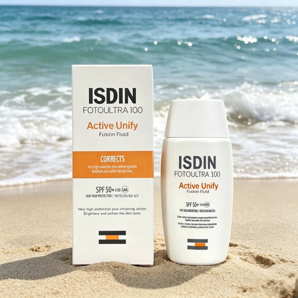 ISDIN Sunscreen 50ml ครีมกันแดด Tinted SPF 50+ สําหรับผิวแพ้ง่าย