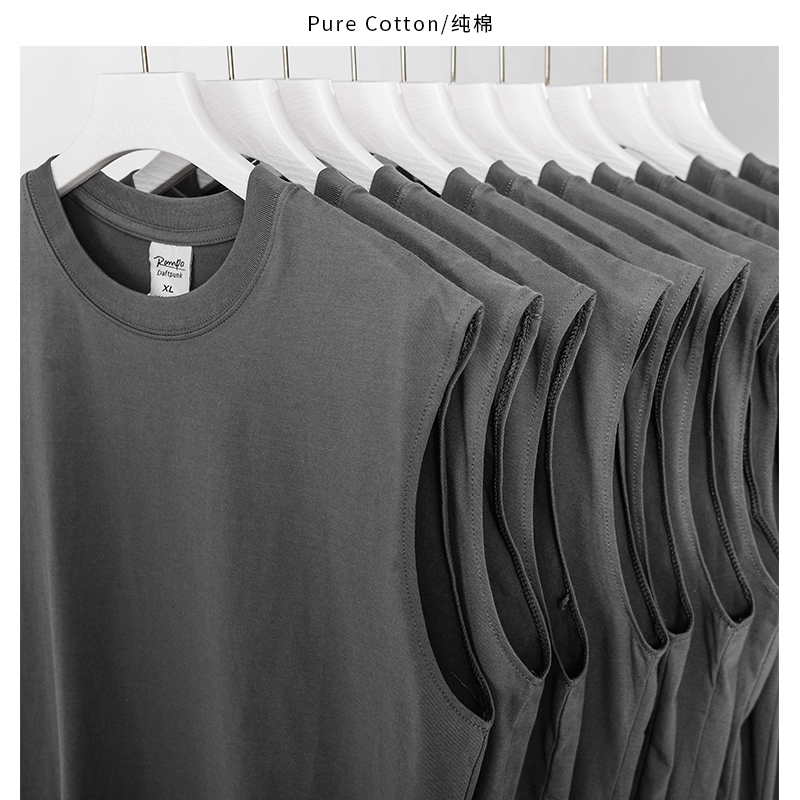 ที อินเทรนด์ที่เรียบง่ายกีฬาเสื้อกั๊กแขนกุดระบายอากาศเสื้อ รูปที่ 3