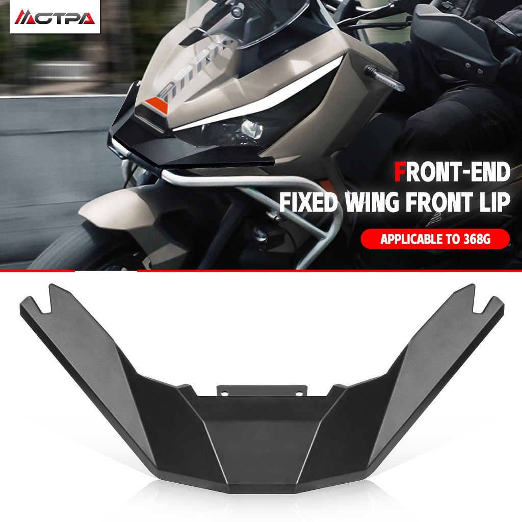 สําหรับ ZONTES 368G G368 368 G รถจักรยานยนต์กีฬา Downforce Naked Forntal สปอยเลอร์ Aerodynamic Wing Deflector Fairing Mudguard