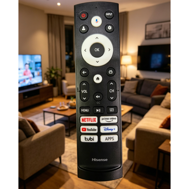 ERF3AF90H เปลี่ยนเสียงรีโมทคอนโทรล fit สําหรับ Hisense สมาร์ท Google TV 32A45FH 32A4FH 32A4K 32A4KV 