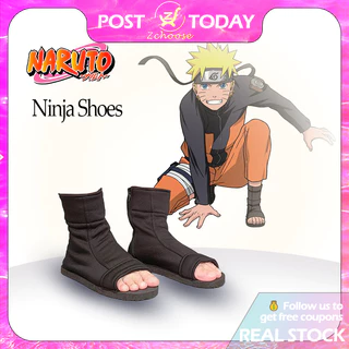 🥷🇹🇭พร้อมส่ง🇹🇭 รองเท้านินจาเด็ก Naruto สีดำ ใส่คอสเพลย์ Naruto/Sasuke/Sakura/Hinata/Kakashi น้ำหนักเบา ใส่สบาย เหมาะงานแสดง/ถ่ายรูป