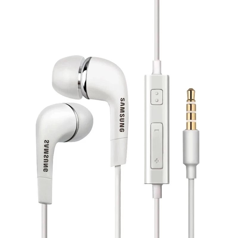 SAMSUNG หูฟังเฮดโฟนแบบมีสายหูฟังชุดหูฟังพร้อมไมโครโฟน3.5มิลลิเมตรในหูสเตอริโอสําหรับโทรศัพท์มือถือซัมซุง/พีซี/แผ่น/แล็ปท็อ