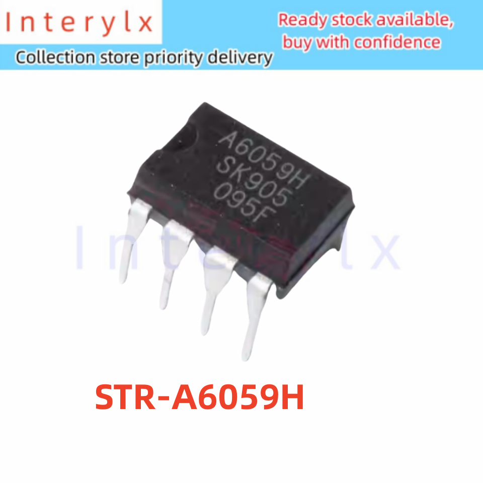 2 ชิ้น/ล็อตแบรนด์ใหม่ STR-A6059H A6059H STR-A6059 STRA6059 In-Line DIP-7 Power Management ชิป