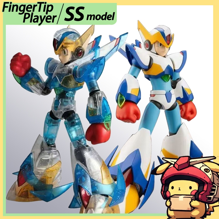 Ss รุ่น สีใส mega man Kp701 X Aix Fifth Rockman Assembly Model DIY