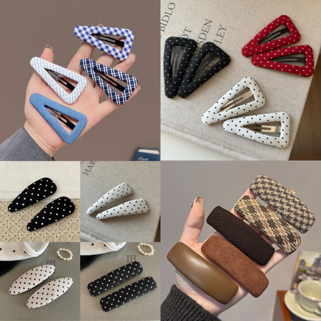 น่ารักลดอายุ bb คลิปลายจุดอารมณ์ Hairpin Retro Merad Bangs Hairpin 2026 All-Match เครื่องประดับผม