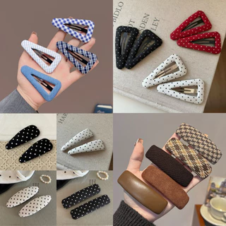 น่ารักลดอายุ bb คลิปลายจุดอารมณ์ Hairpin Retro Merad Bangs Hairpin 2026 All-Match เครื่องประดับผม