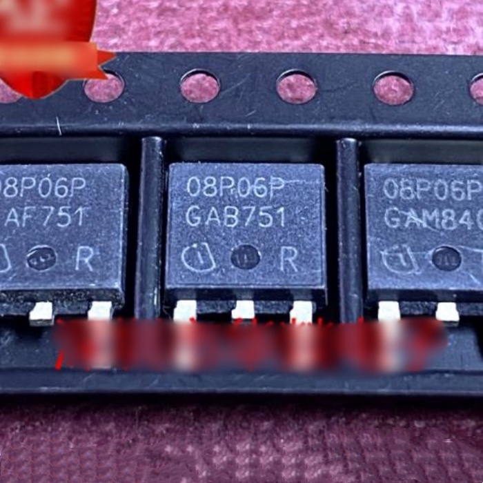 10 ชิ้นเดิม SPB08P06PG 08P06P MOS ทรานซิสเตอร์ 60V8.8A