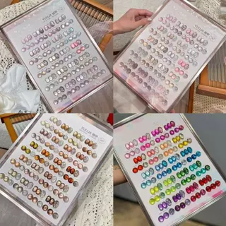พร้อมส่ง ✨ ชุดเปิดร้านสีเจลทำเล็บ （ปลอดสาร TPO /HEMA /TMPTA ) YUUJA 32 สี รวม 24สีชมพูเจลแคทอายเนื้อซาติน+12เจลกลิซเตอร์ แถมชาร์ทสี