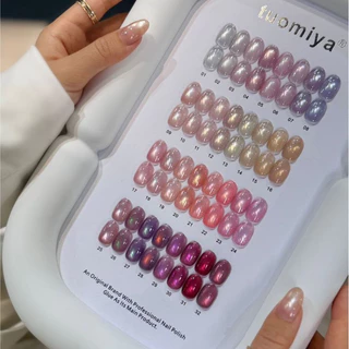 TUOMIYA 32 สีผลิตภัณฑ์ใหม่ 6 ประเภทกาวยาทาเล็บ 2 รุ่น Cats Eye ยาทาเล็บกาว 1 รุ่นเรืองแสงสีทึบ 1 รุ่นสีโปร่งใส Manicurist ชุดยอดนิยมคลังสินค้าพร้อมการจัดส่ง