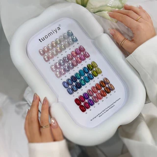 TUOMIYA 32 สีผลิตภัณฑ์ใหม่ 6 ประเภทกาวยาทาเล็บ 2 รุ่น Cats Eye ยาทาเล็บกาว 1 รุ่นเรืองแสงสีทึบ 1 รุ่นสีโปร่งใส Manicurist ชุดยอดนิยมคลังสินค้าพร้อมการจัดส่ง