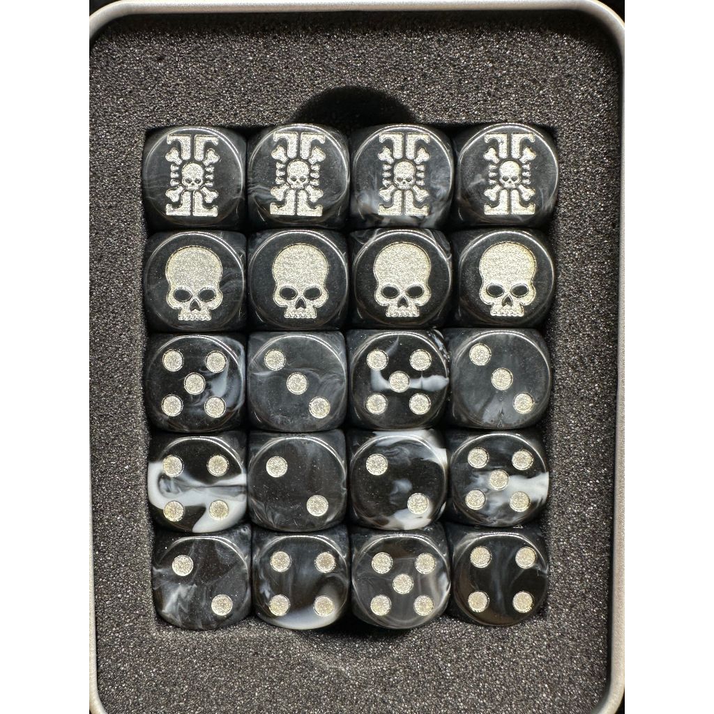 Warhammer Death Watch สไตล์ใหม่ Color Warhammer Dice Warhammer Death Watch Dice Warhammer Dice