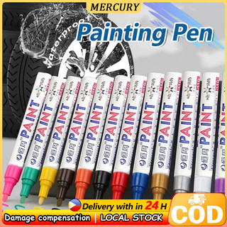 (Mabilis Magpadala) Waterproof Permanent Tire Marker Pen - Rubber Paint Marker para sa Gulong ng Kotse at Motorsiklo