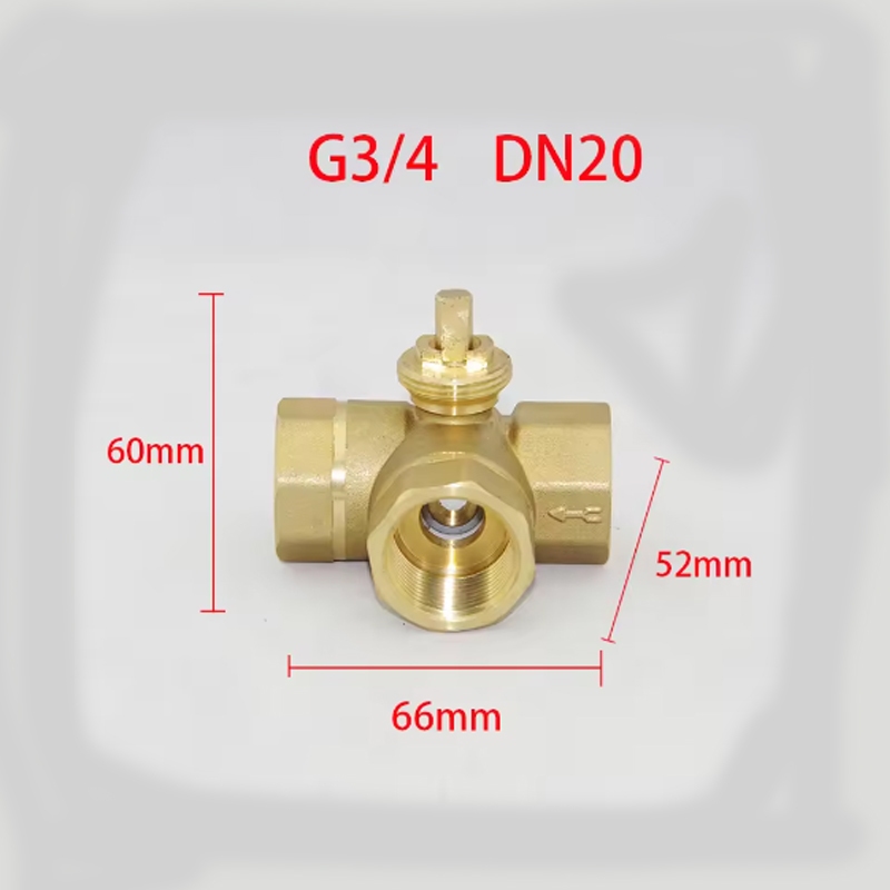 DN15 DN20 DN25 DN32 DN40 บอลวาล์วทองเหลืองมอเตอร์ 3 ทาง เกลียวไฟฟ้าบอลวาล์วร่างกาย