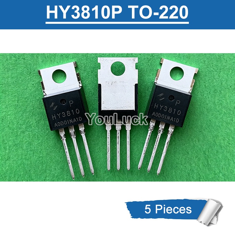 5pcs Original HY3810 HY3810P TO-220 100V/180A N-channel MOSFET ทรานซิสเตอร์ใหม่