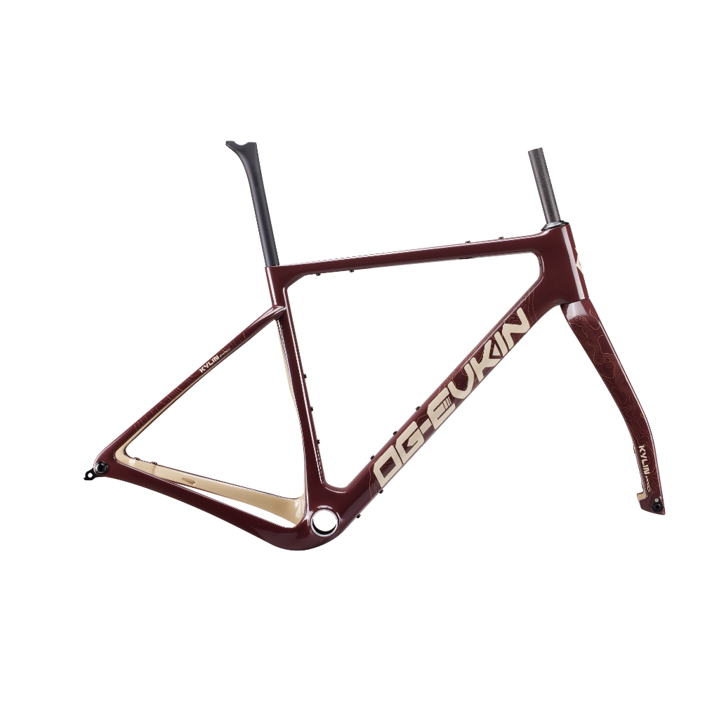 OG-EVKIN KYLIN PRO คาร์บอนกรวดจักรยานกรอบถนนจักรยาน Frameset