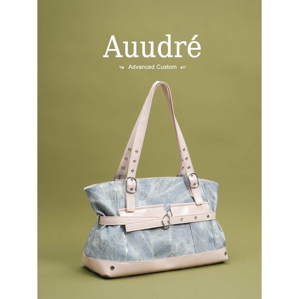 Auure กระเป๋าใต้วงแขนไหล่เดียวความจุขนาดใหญ่สําหรับผู้หญิงทํางานแฟชั่น Commu