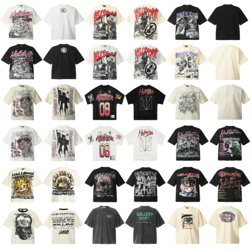 ✨🆕 AC High Street เสื้อยืดแขนสั้นลําลองพิมพ์ลายทรายหลวมใหม่