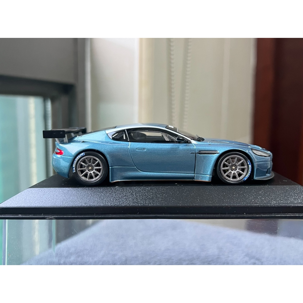 Minis+Aston Martin+Aston+Aston Martin+Aston+Mystery Blue+1/43 Box Cover Complete Minichamps+Martin+D