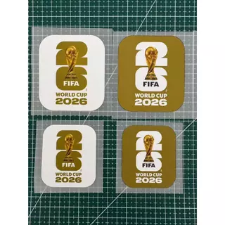 Football Patch -2026 อาร์มฟุตบอลโลกแพทช์วัสดุ PU โฆษณาแขนสูท* คุณภาพสูง 1:1*