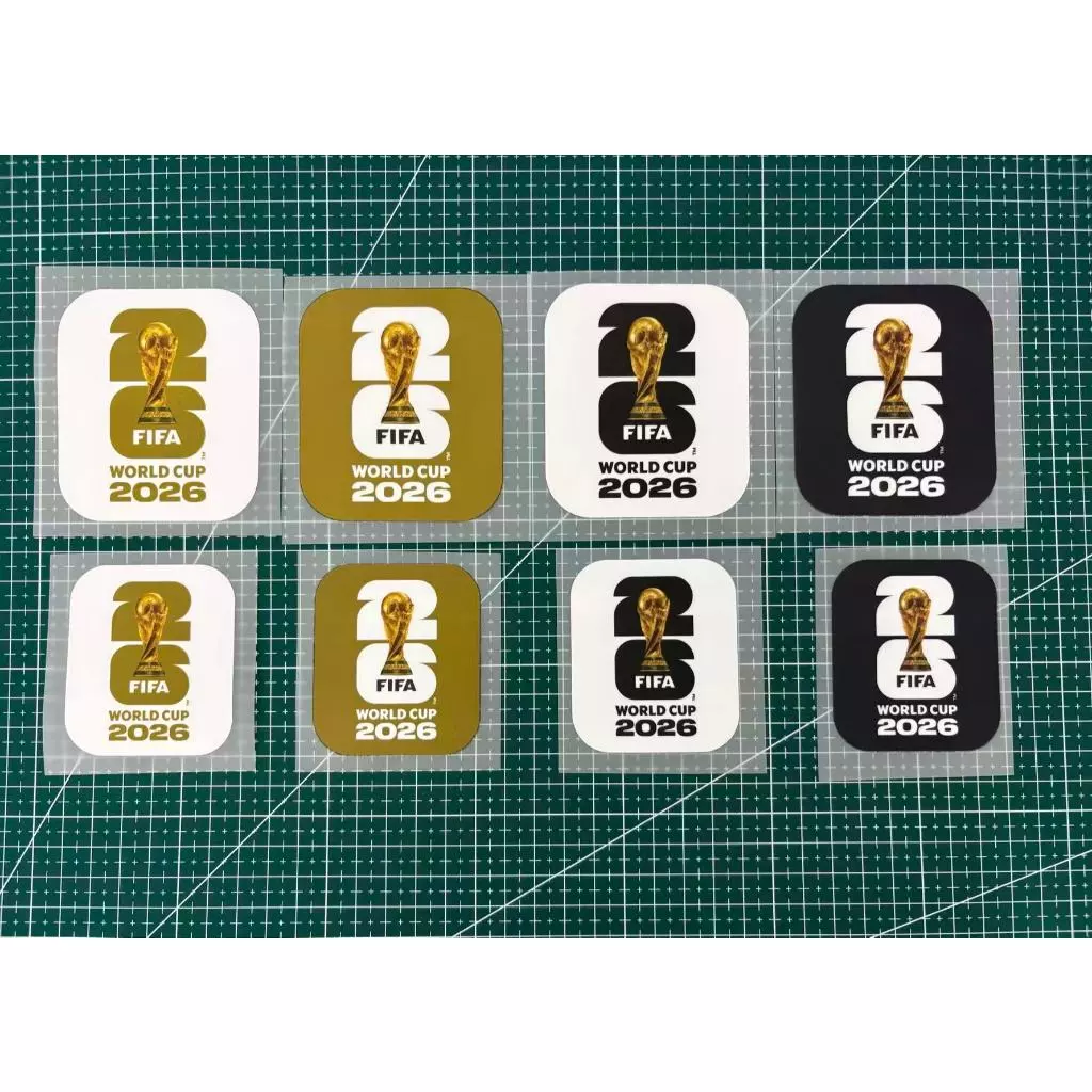 Football Patch -2026 อาร์มฟุตบอลโลกแพทช์วัสดุ PU โฆษณาแขนสูท* คุณภาพสูง 1:1*
