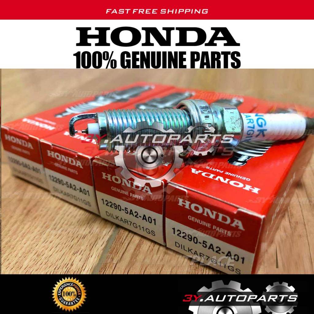 ของแท้ Honda New 96964, 12290-5A2-A01 (@4Pack) DILKAR7G11GS หัวเทียนอิริเดียม Fit สําหรับ Accord./ H