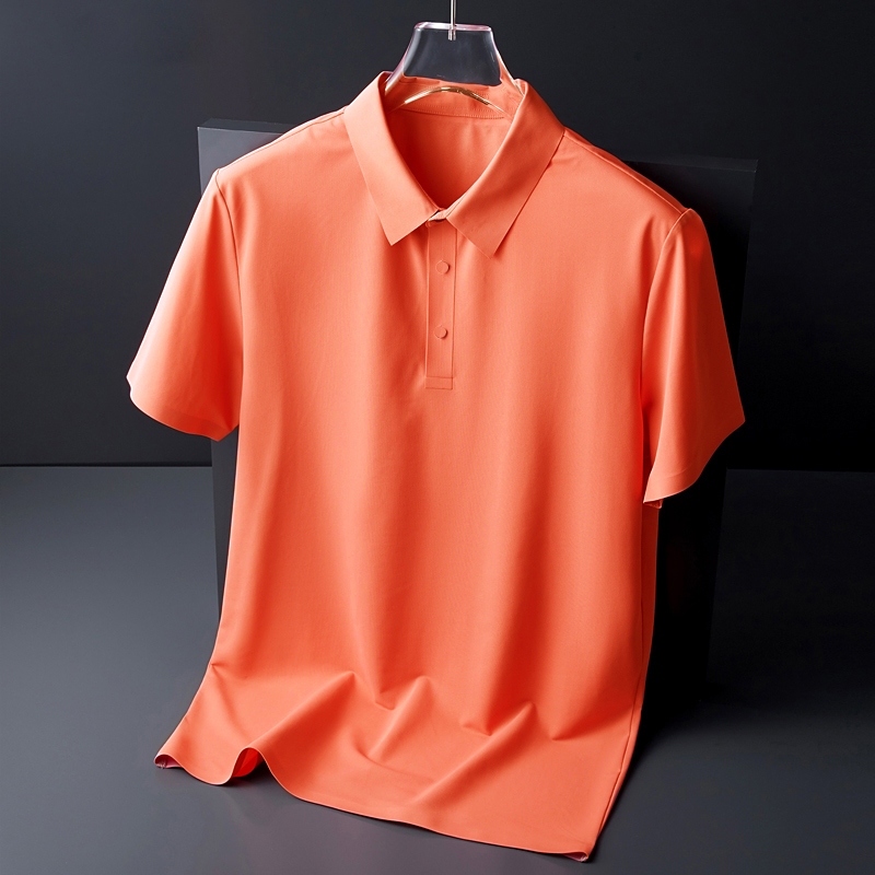 [คุณภาพสูง] M-8XL ฤดูร้อนแขนสั้นบางเสื้อโปโลผู้ชายปกระบายอากาศกลางแจ้งแฟชั่นสบายๆด้านบน