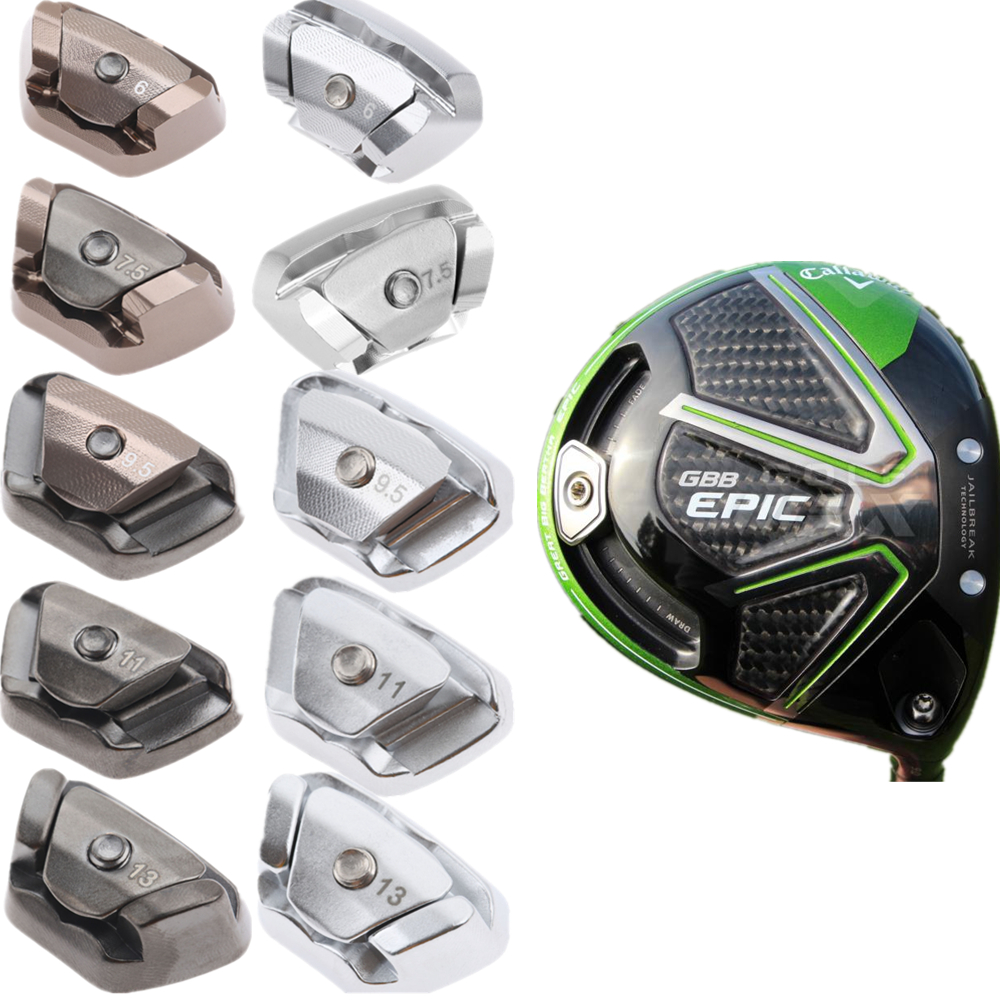 แถบเลื่อนกอล์ฟน้ําหนักสําหรับ Callaway GBB Epic Driver Golf Club น้ําหนัก 6g/7.5g/9.5g/11g/13g 1pcs