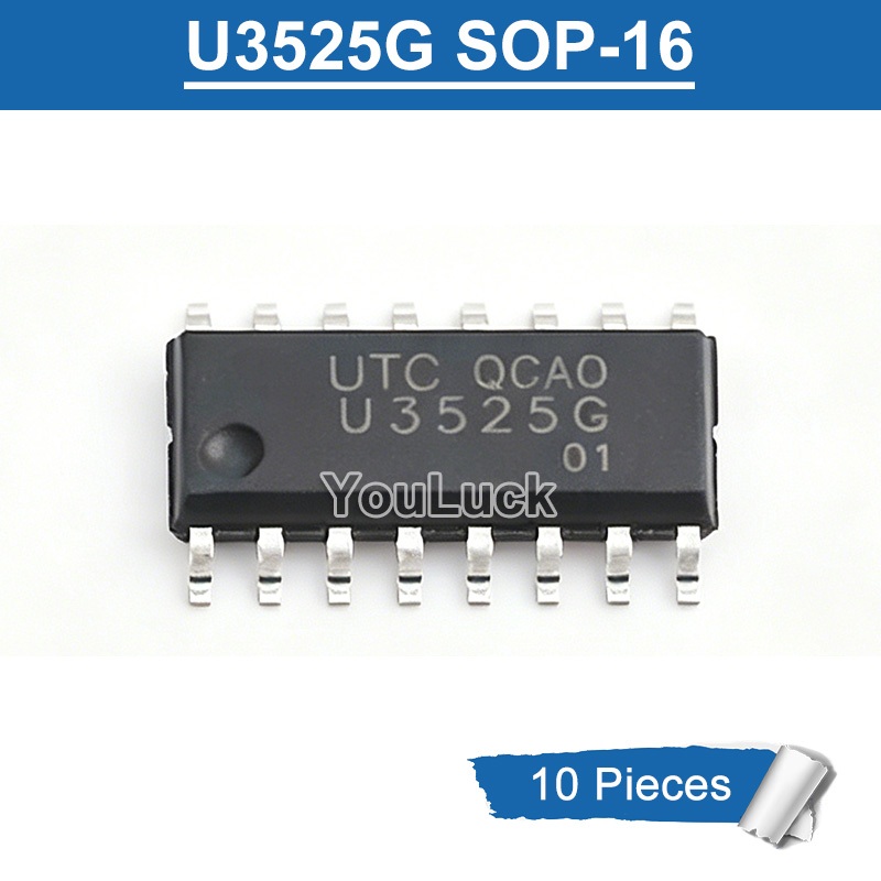 10 ชิ้น UTC U3525G SOP-16 หมุนเวียน PWM IC ชิปใหม่