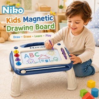 NIKO Magnetic Drawing Board Erasable Magnet Sketchpad Painting Board Early Educational Toy for Kids Boys Girls Gifts