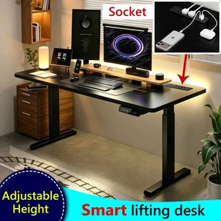 Electric Standing Desk Automatic Computer Table Adjustable Height Smart Lifting Gaming/Office Table