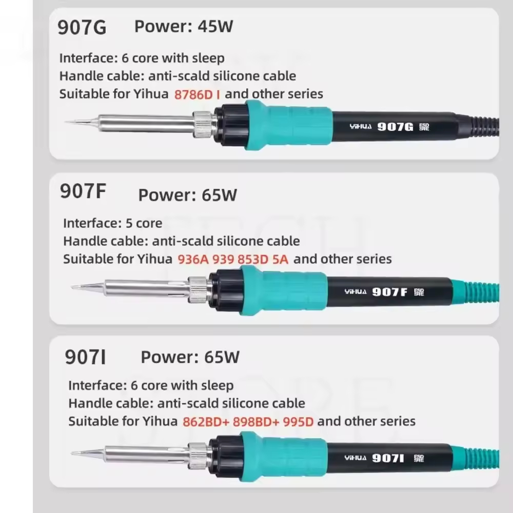 YIHUA 917GC/907G/907I หัวแร้งจับสําหรับ YIHUA 882D/8786-I/9/48-II