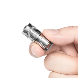 Lumintop EDC Pimei ไฟฉายทองแดงไทเทเนียมขนาดกระเป๋าพร้อมแบตเตอรี่ 10180 พร้อมเครื่องชาร์จ USB TYPC C 100 ลูเมนไฟฉายขนาดเล็ก