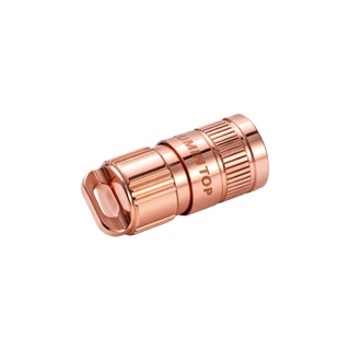 Lumintop EDC Pimei ไฟฉายทองแดงไทเทเนียมขนาดกระเป๋าพร้อมแบตเตอรี่ 10180 พร้อมเครื่องชาร์จ USB TYPC C 100 ลูเมนไฟฉายขนาดเล็ก