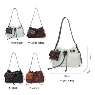 (COCOTAYA) Bag กระเป๋าสะพายไหล่แฟชั่น ขนาดใหญ่ พกพาสะดวกสำหรับทุกวัน