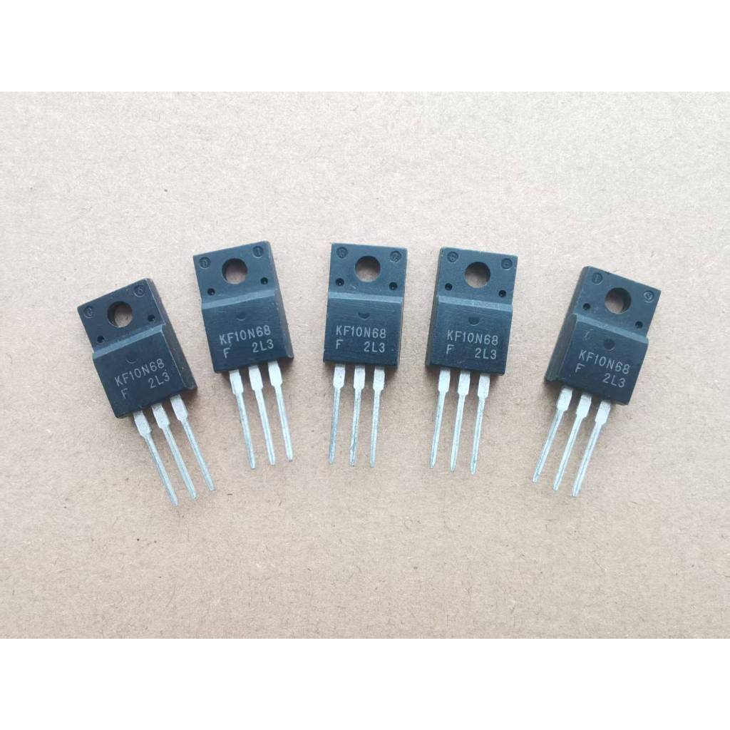 ((10 ชิ้น) KF10N68 Field Effect Control KF10N68F โกดังพร้อมสต็อก TO-220F 680V 10A