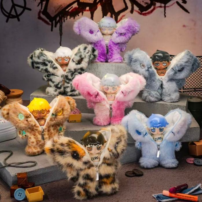 ซีโร่°ตุ๊กตา Paradise-Rhapsody Series Two-in-One Plush Jacket รูป Mystery กล่อง Cool ตุ๊กตารูปตุ๊กตาของเล่นอินเทรนด์เดสก์ท็อปตกแต่งสะสม