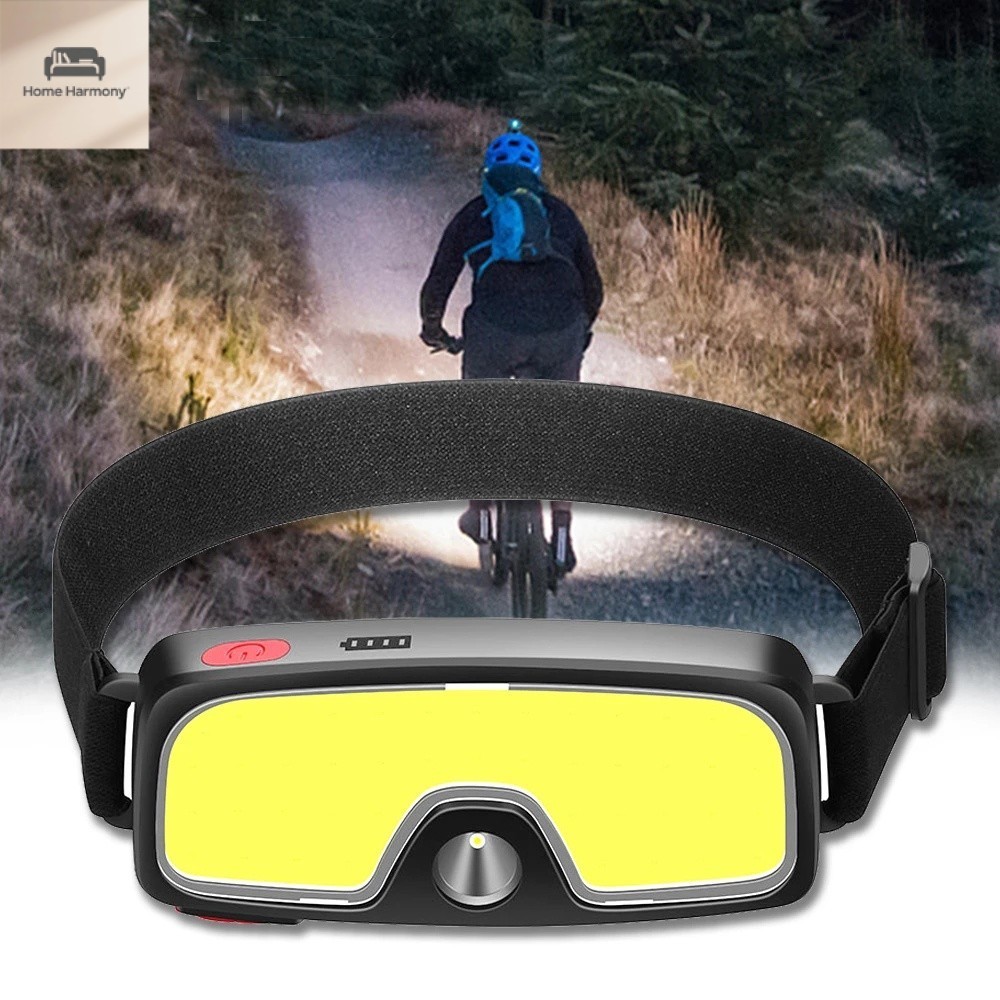 ไฟหน้าสำหรับปั่นจักรยาน 🚴 ไฟ LED สว่าง ✨ แบตเตอรี่ความจุสูง 🔋 กันน้ำ 💧S00152