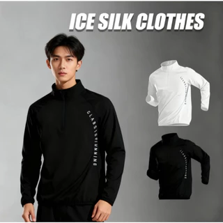 เสื้อเชิ้ตแขนยาวสำหรับออกกำลังกาย ผู้ชาย – ระบายอากาศได้ดี ดูดซับความชื้นแห้งเร็ว เสื้อชั้นในสำหรับกีฬาเหมาะสำหรับการออกกำลังกายในโรงยิม วิ่ง และออกกำลังกายกลางแจ้ง