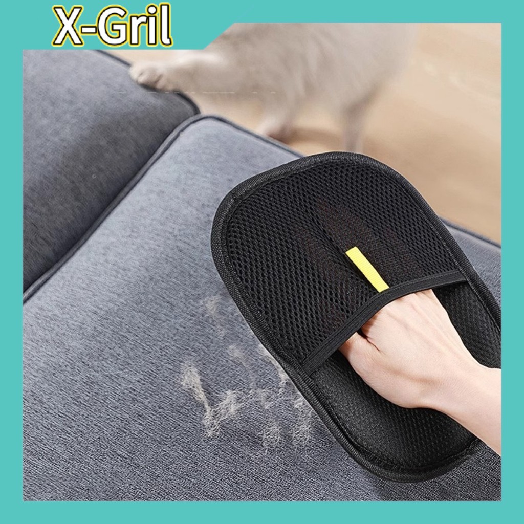 🐾ถุงมือแปรงขนสัตว์สุดปัง! สำหรับแมว🐈+สุนัข🐕 ดึงขนออก นวดผ่อนคลาย ใช้ง่ายที่บ้าน💤 S00156